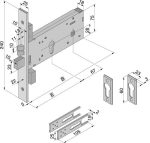 Elettroserratura 322.80.15.0  fascia WELKA - immagine 2