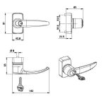 Comando esterno maniglia 6000.873 - immagine 2
