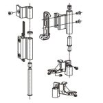 KIT CERNIERA AMBIDESTRA PER RIBANTA 4 SAVIO 3000.739 - immagine 2